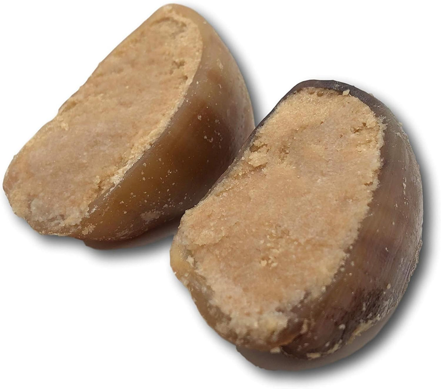 Top Dog Chews - 5 Pack of Peanut Butter Filled Cow Hooves Dog Treats. Long Lasting Natural Dog Chews, Great for Aggressive Chewers, (5 Pack, Peanut Butter)