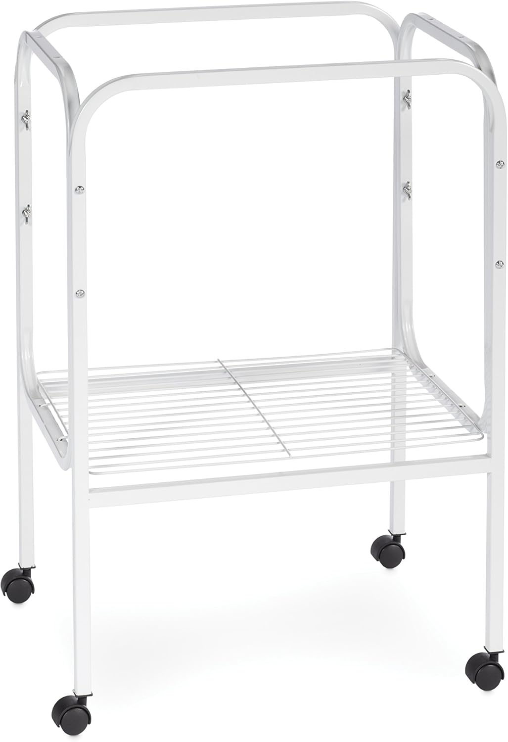 Prevue Pet Products Bird Cage Stand with Shelf, White