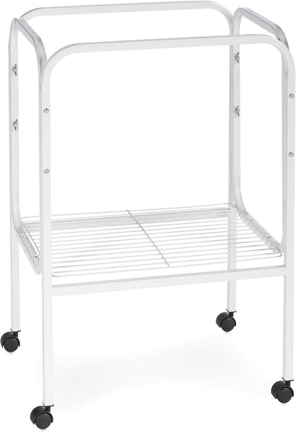 Prevue Pet Products Bird Cage Stand with Shelf, White