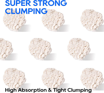 HoneyCare Cassava Tofu Mixed Cat Litter I Quick Clumping, Odor Control, Plant-Based Natural Ingredients, Non-Stick, Low Tracking, & Low Dust, 24 Lbs (4 Packs)