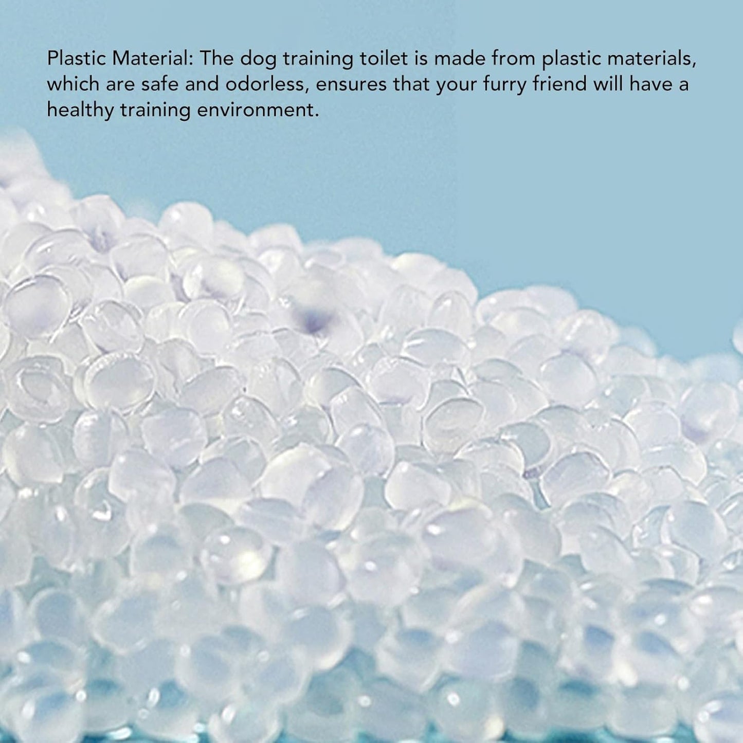 Dog Training Toilet with Wall Column, Removable Portable Puppy Mesh Training Potty, Indoor Dog Litter Box for Large Small Medium Pets, Plastic Material with Chew Design (Dark Blue)