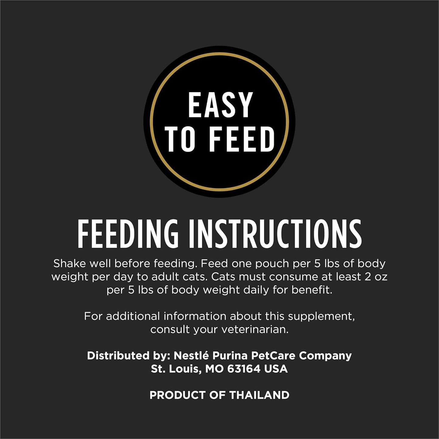 Purina Pro Plan Veterinary Supplements Hydra Care Cat Supplements - (Pack of 24) 2.65 oz. Pouches