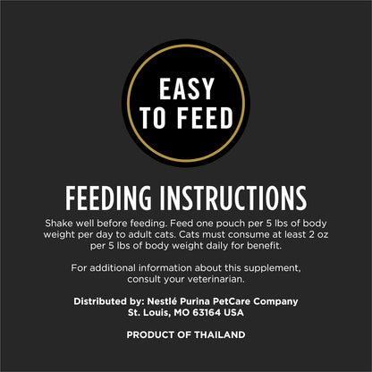 Purina Pro Plan Veterinary Supplements Hydra Care Cat Supplements - (Pack of 24) 2.65 oz. Pouches