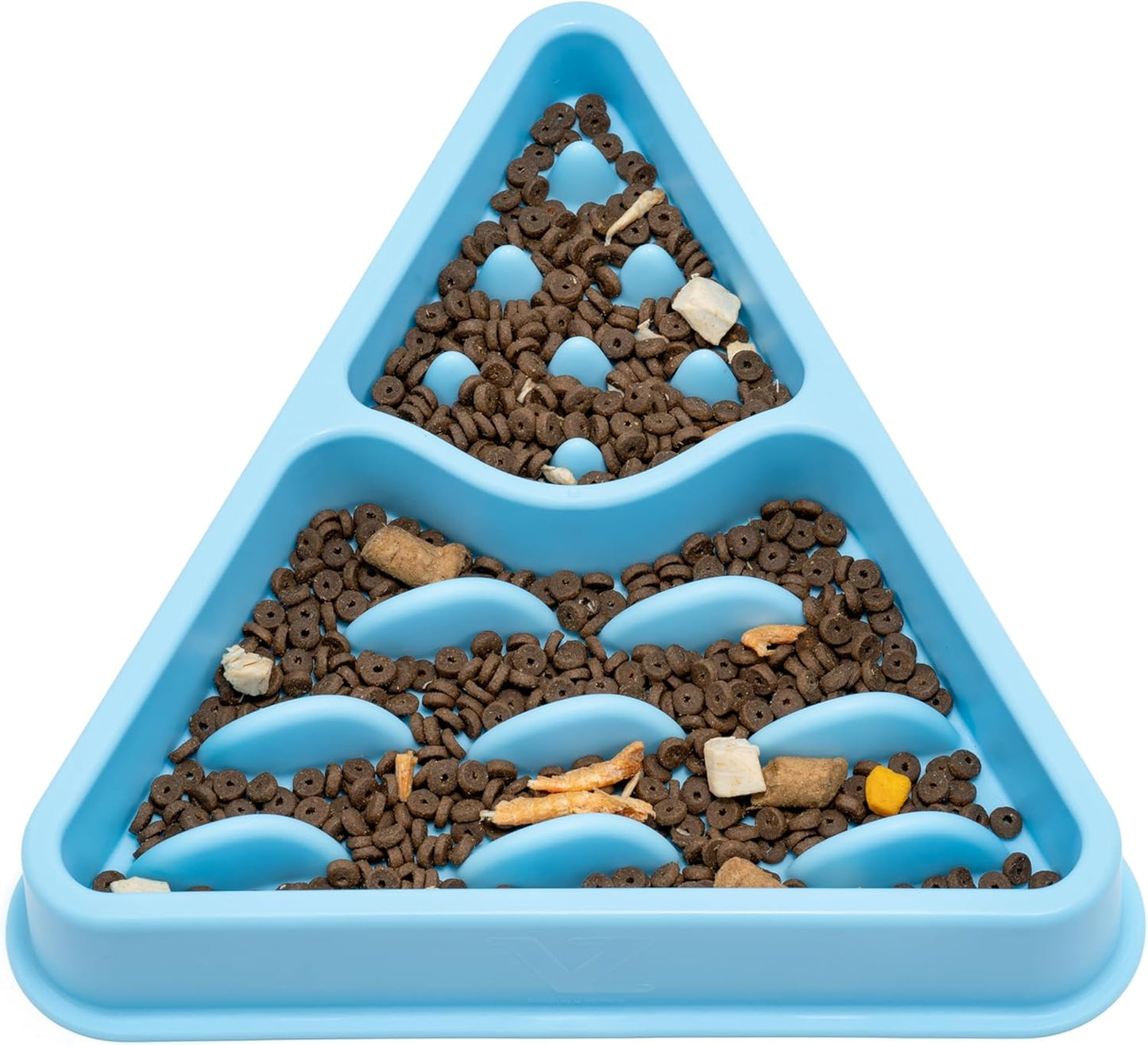 Li&Zhao Dog Slow Feeder Bowl - Dog Puzzle Feeder Slow Eating Pet Bowl Food Bowls for Small and Medium Breed Pet Puppy(Blue)