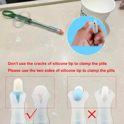 Cat Pill Shooter Pet Piller Gun Dog Pill Shooter Cat Tablet Soft Tip Syringe Pet Medical Feeding Dispenser Tool for Small Animal