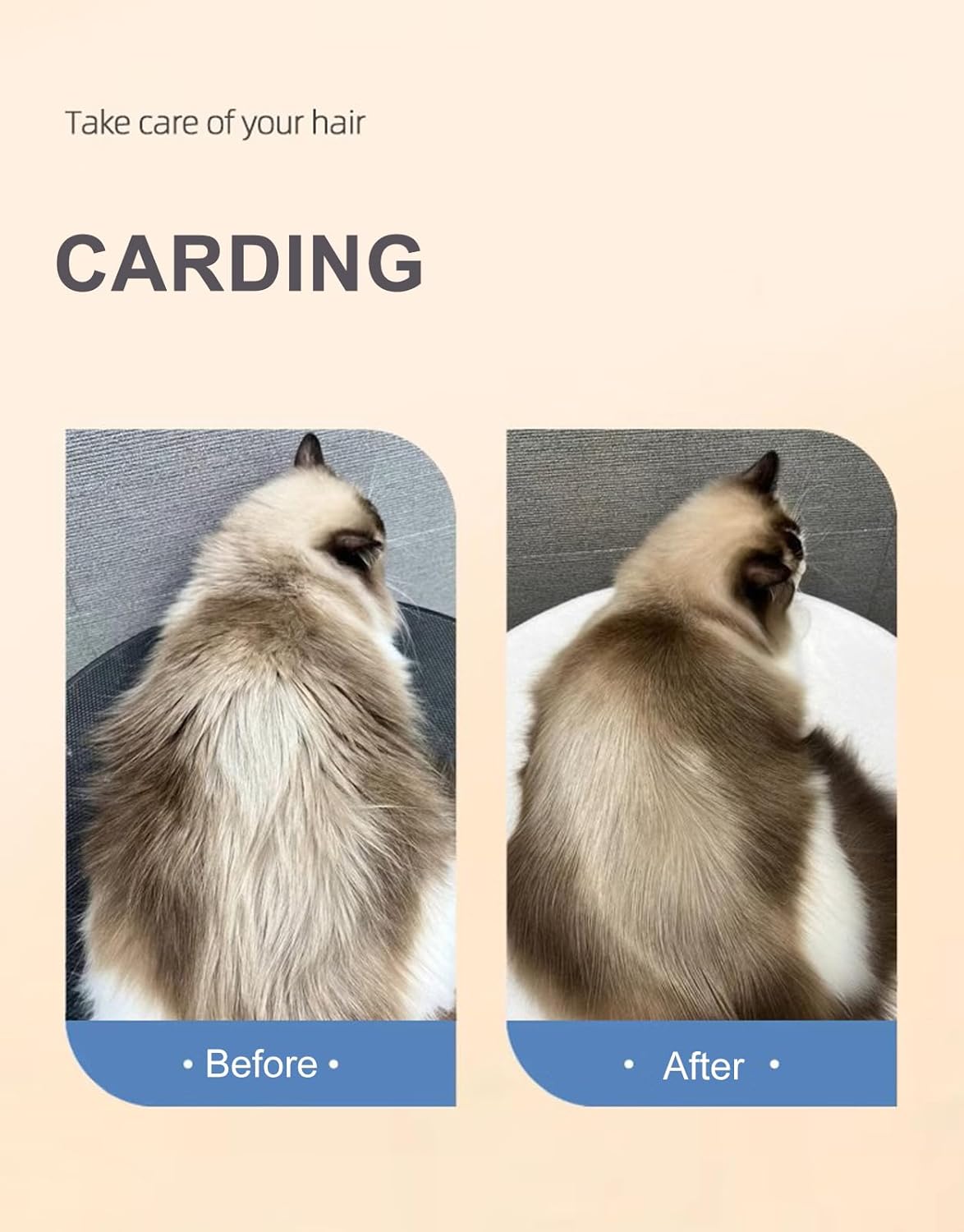 2 Pack Flea Comb, Stainless Steel Shedding Brush with Rounded Teeth, Multifunctional Pet Grooming Brush with Rubber Handle, T Shaped Tick Comb, Grooming Brush for Remove Anti Fleas Egg