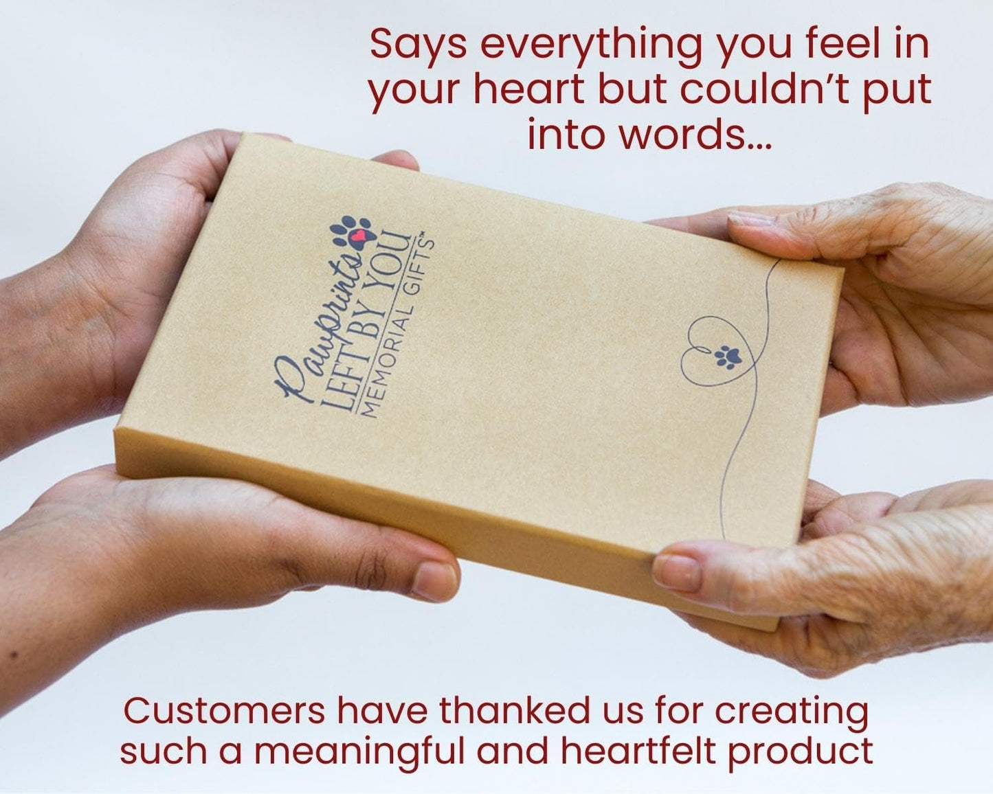 Pet Memorial Wind Chime - 18" Metal Casted Pawprint Wind Chime - A Beautiful Remembrance Gift for a Grieving Pet Owner - Includes Pawprints Left by You Poem Card