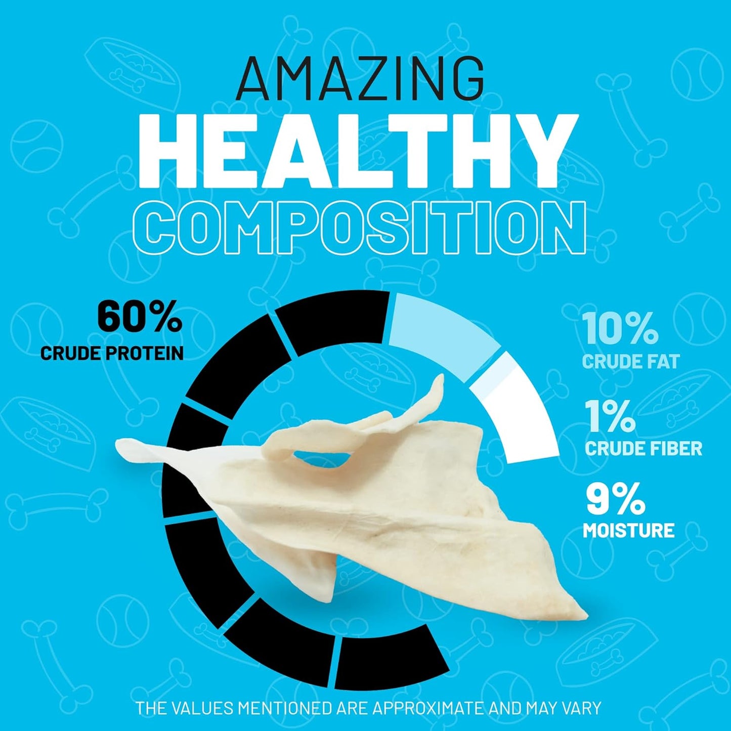 Sitka Farms Cow Ears 12 Count and Pig Ears 50 Count Bundle