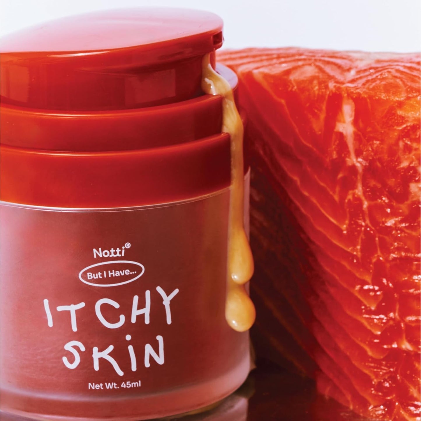 Notti Itchy Skin Allergy Relief - Omega 3 Fish Oil - Itchy Ears - High Concentration - Norwegian Salmon & Krill Oil Pet Supplement for Cats and Dogs - DHA - Probiotics - Joint