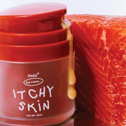 Notti Itchy Skin Allergy Relief - Omega 3 Fish Oil - Itchy Ears - High Concentration - Norwegian Salmon & Krill Oil Pet Supplement for Cats and Dogs - DHA - Probiotics - Joint