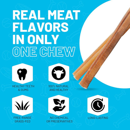 Sitka Farms Bully Sticks 6 Inch 40 Count and Pig Ears 12 Count Premium Dog Treats Bundle