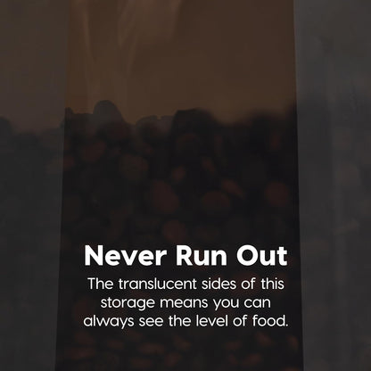 IRIS USA WeatherPro Airtight Dog Food Storage Container, Up to 58 lbs, Attachable Wheels, For Dog Cat Bird and Other Pet Food Storage Bin, Keep Fresh, Easy Mobility, BPA Free, Smoke