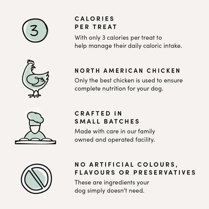 Crumps' Naturals Semi Moist Chicken Mini Trainers 4.2oz /120g