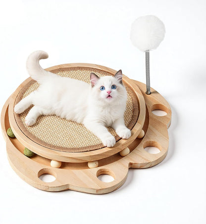 Pet Carrier with Wheels & Cat Scratcher Board Bundle Product
