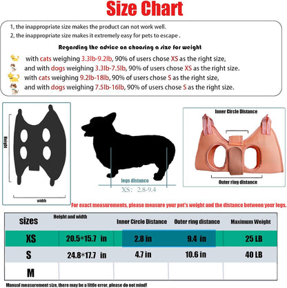 Cat and Dog Grooming Hammock with Safety Belt for Nail Clipping、Grooming,Cat Bathing Bag for cat Nail Trimming,Cat Claw Care Bag, Dog Grooming Harness（XS,Be Sure to Check The Size Chart）