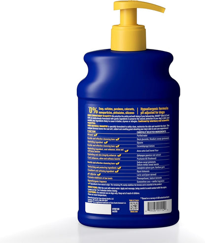 DOUXO Oatmeal Dog Shampoo, Ultra-Safe Hypoallergenic, Deep Hydration, Cleans and Enhances Coat, 16 Fl Oz