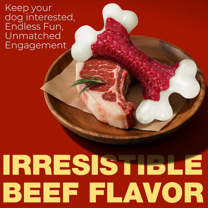 Tough Dog Toys, Toys for Aggressive Chewers Large Breed, Chew Dogs, Bone Toy Nylon Dogs Almost Indestructible