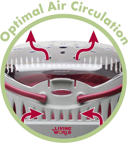 Living World – Pet Carrier for Small Pets, Large