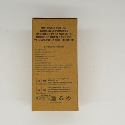 Rabbit Water Bottle, 600ml/21oz Hanging Water Dispenser Feeder Cage Crate Hutch Bunny Puppy Cat Chinchilla Ferret Guinea Pigs Squirrel Hedgehog (Green)