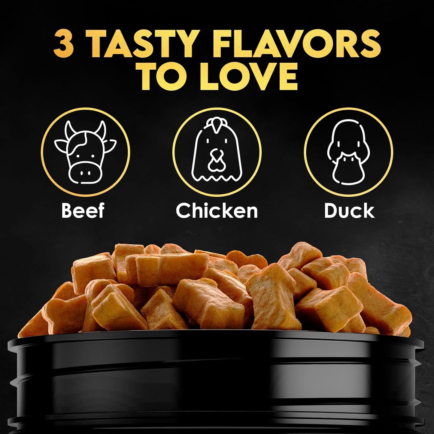 11-in-1 Muscle Gain Chews - Weight Gain Supplements for Dogs with High Protein & Amino Acids - Premium Muscle Builder for Bully & All Breeds - Healthy for Puppies - 150 Chews - Chicken