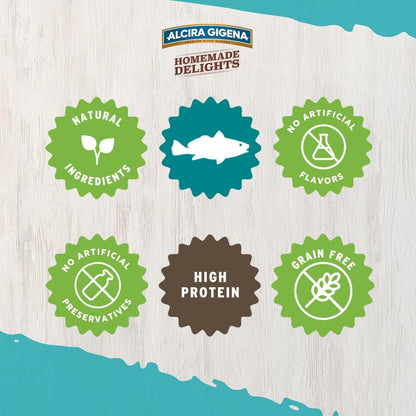 Wet Cat Food for Adult Cats, Patagonian White Croaker Recipe, High Protein Grain Free Canned Cat Food, Natural Balanced Nutrition, 11.99 oz Cans (Pack of 12)