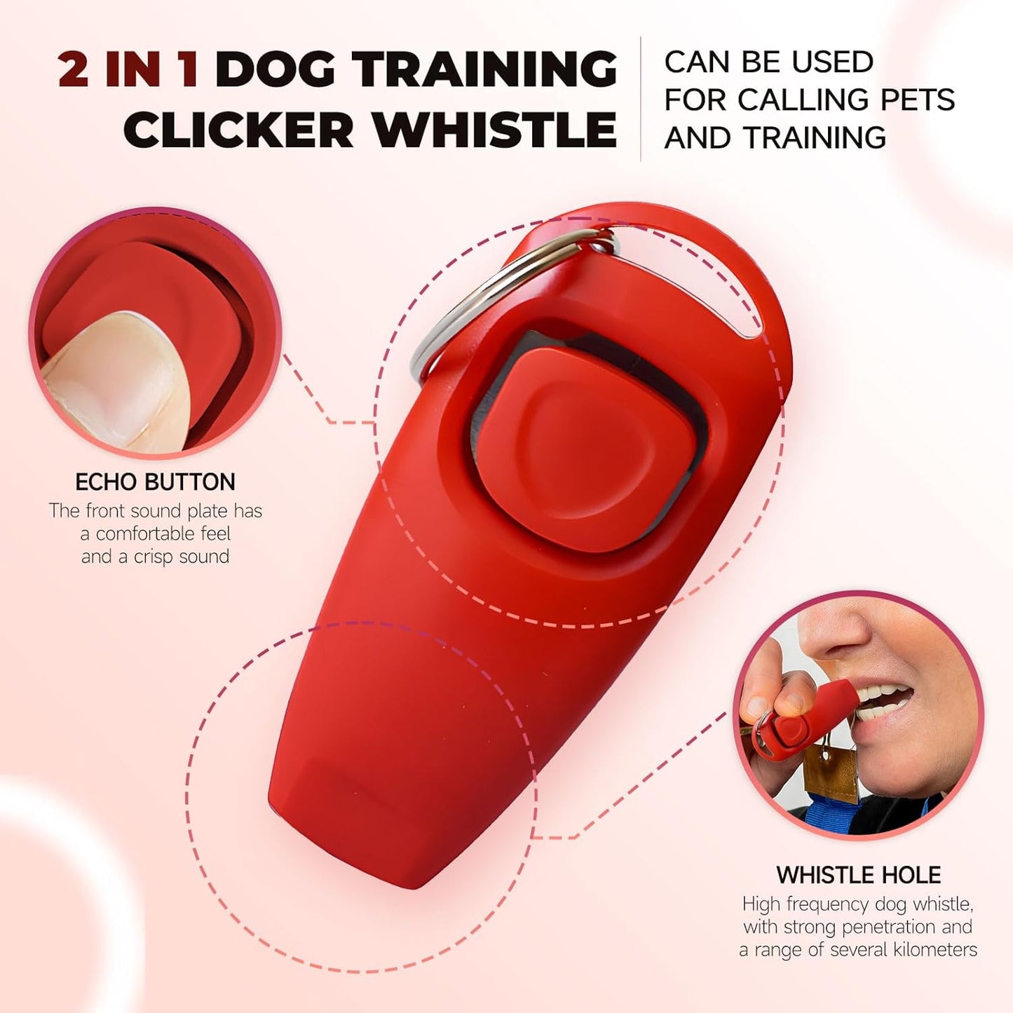 Slow Feeder Dog Bowls Ceramic Puppy Feeding Bowl for Small Dogs Cat Slow Feeder Bowl Protecting Cat and Dog Whiskers Preventing Choking with 2-in-1 Multifunctional Training Whistle