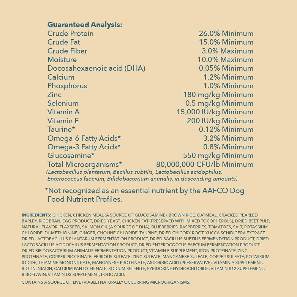 Amazon Brand – Wag Small Breed Dry Dog Food, Chicken and Brown Rice, 15 lb Bag