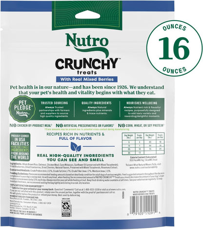 Nutro Crunchy Dog Treats with Real Mixed Berries, 16 oz. Bag