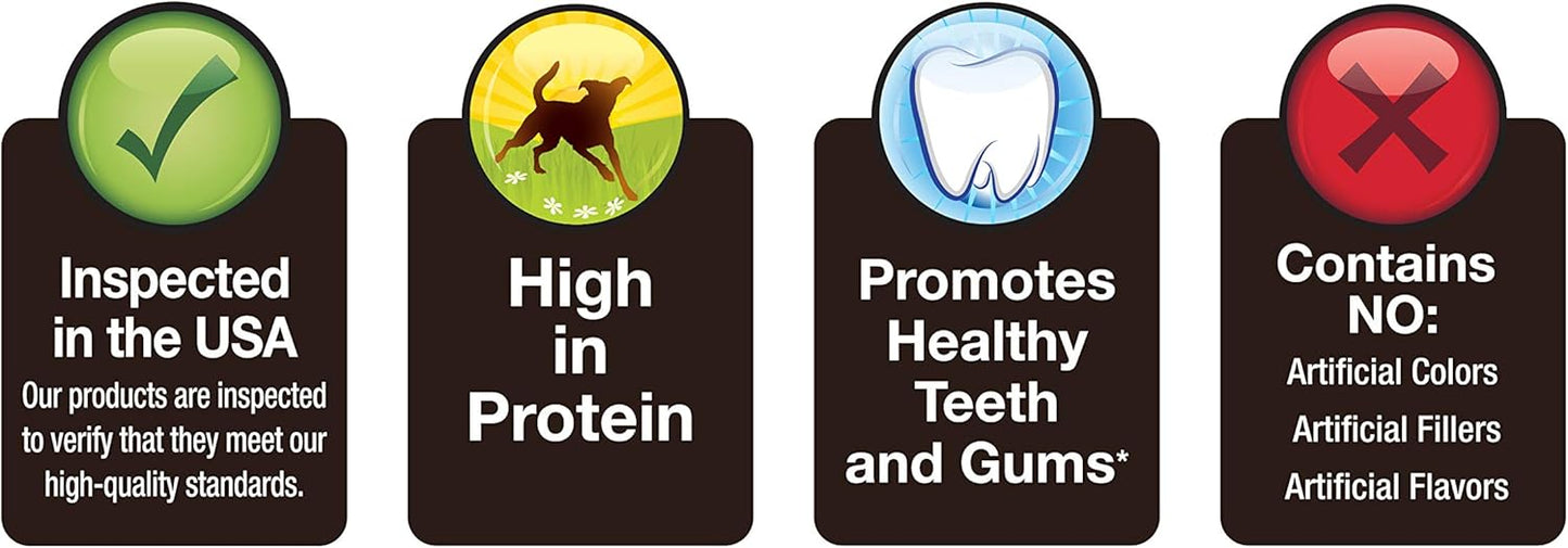 Cadet Natural Pig Ears for Dogs, Long Lasting & Natural Chew Treats for Dogs, 12 Count