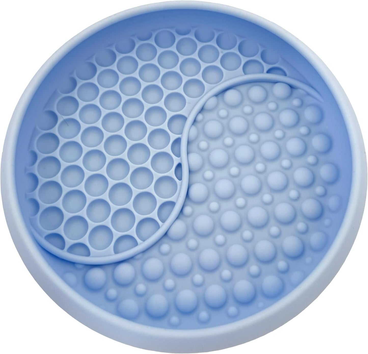 YAMI Bowl Lick Mat for Dogs & Cats, Slow Feeder Bowls, Cat Slow Feeder, Dog Enrichment Toys with Suction Cup for Anxiety Relief, Food-Grade Silicone, Dishwasher Fit, for All Breed (Light Blue)