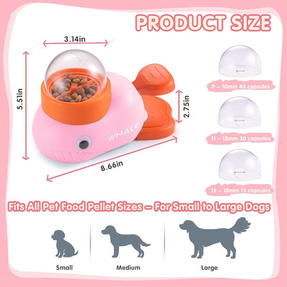 Interactive Dog Toys & Cat Toys for Indoor Cats, Dog Puzzle Toy Slow Feeder Bowl, Puppy Enrichment Toys, Interactive Cat Toys, Dog Feeder Puzzle Toy for Smart Dogs to Keep Them Busy & Healthy Eating