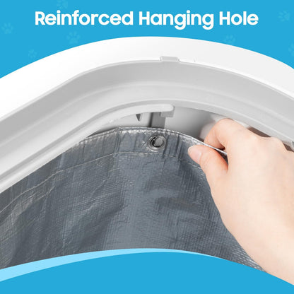 4 Pack Top-Entry Liners Compatible with Modkat XL Litter Box, Reusable Litter Box Liner Type C with Carrying Handles, Waterproof & Scratch-Resistant Liner for Cat Litter Box