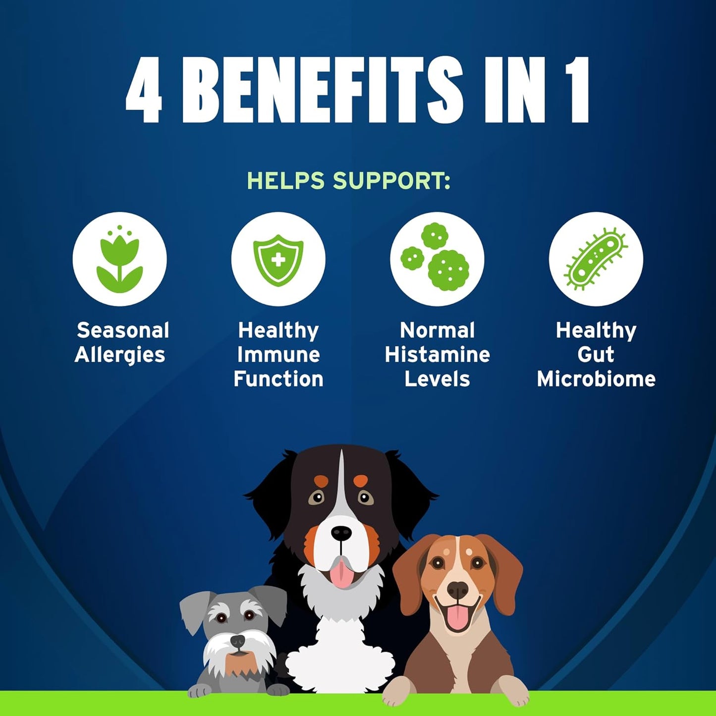 Bundle of K9 Advantix II Small Dog | 2-Mo Supply + Pet Protect Allergy* + Immune+ Seasoderm™ | 60 Count