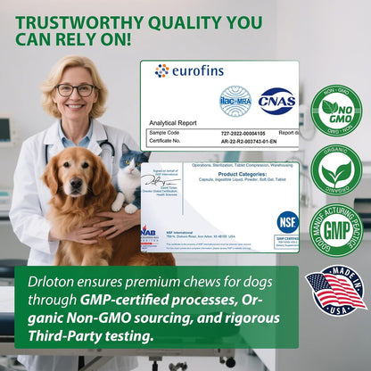 Flea and Tick Prevention for Dogs 180 Treats Natural Dog Flea and Tick Treatment Chewable Supplement for All Breeds & Ages Soft Chews - Chicken Flavor