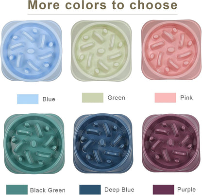 UPSKY Slow Feeder Small Dog Bowl - Anti-Slip Puzzle Bowl Feeder, Interactive Bloat Stop, Anti-Choking