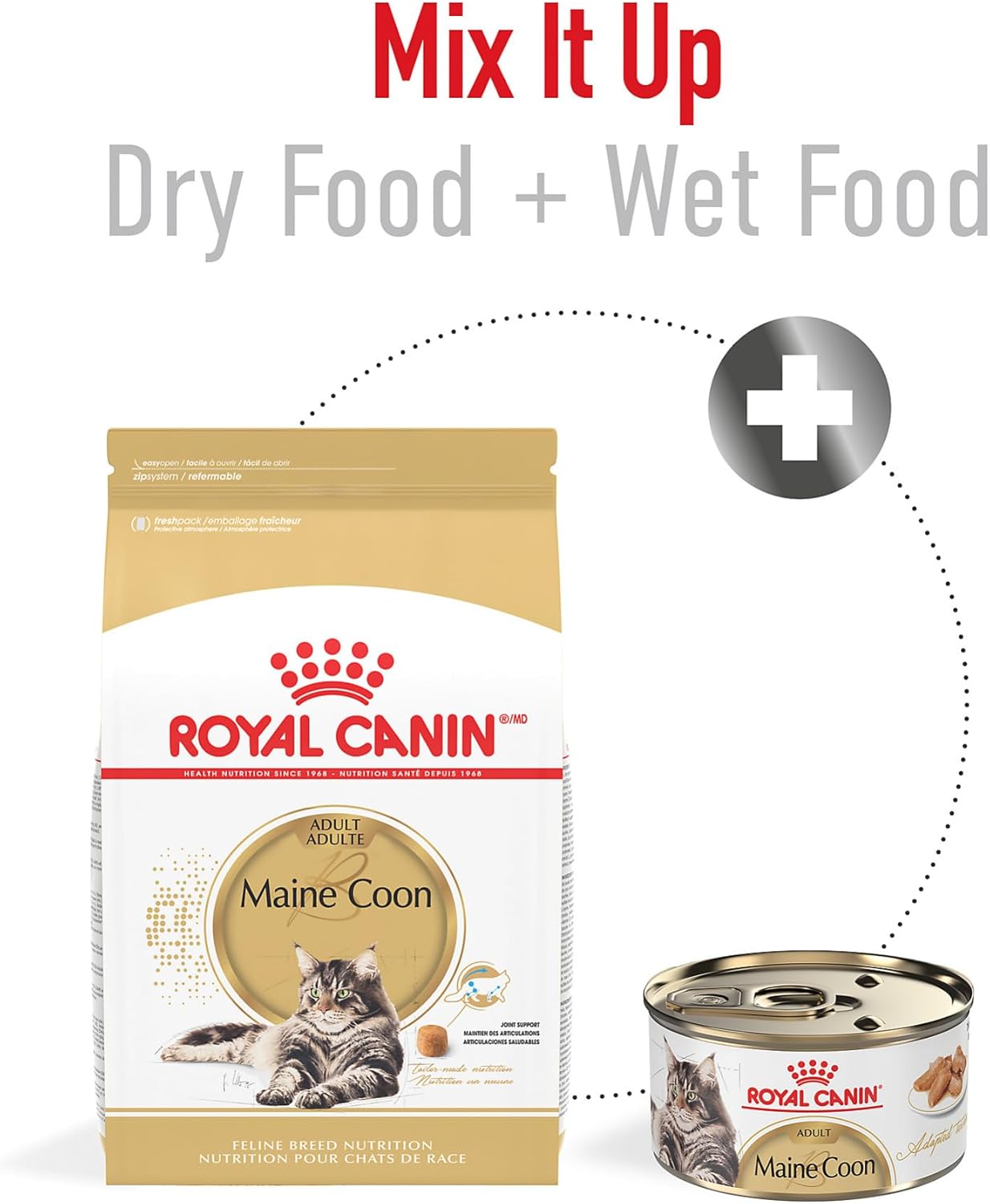Royal Canin Feline Breed Nutrition Maine Coon Adult Dry Cat Food, 6 lb Bag