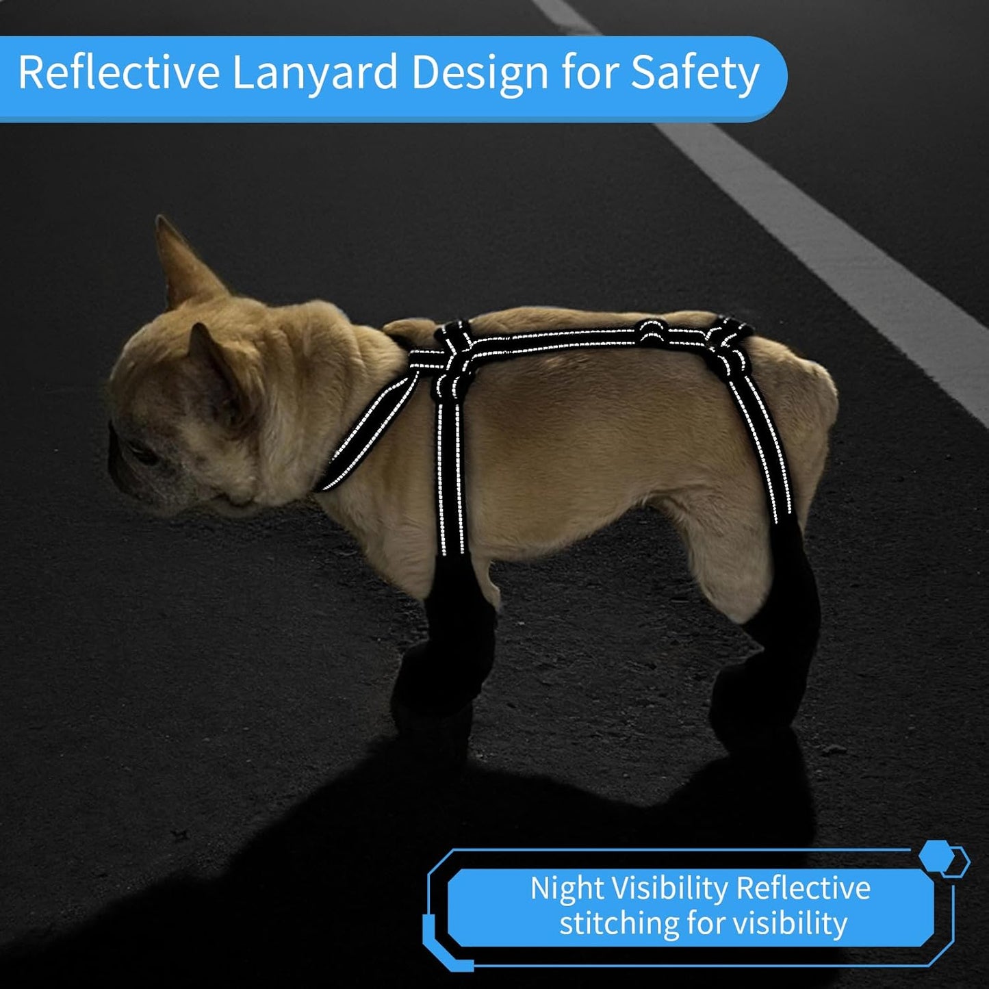 Waterproof Dog Boots for Small+ Dog Toy (Nest)