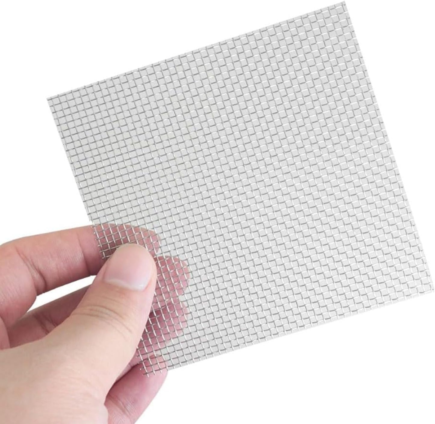 Heyous 6PCS Aquatic Plant Stainless Steel Wire Mesh Pad 10x10cm Aquarium Planting Net for Pump Chambers and Filter Inlets