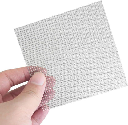 Heyous 6PCS Aquatic Plant Stainless Steel Wire Mesh Pad 10x10cm Aquarium Planting Net for Pump Chambers and Filter Inlets