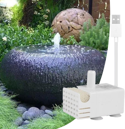 Pet Water Fountain Pump | Energy-Efficient Mini Aquarium Pump - Mini Water Circulation System Suitable for Fish Tanks, Aquariums, Rock Fountains