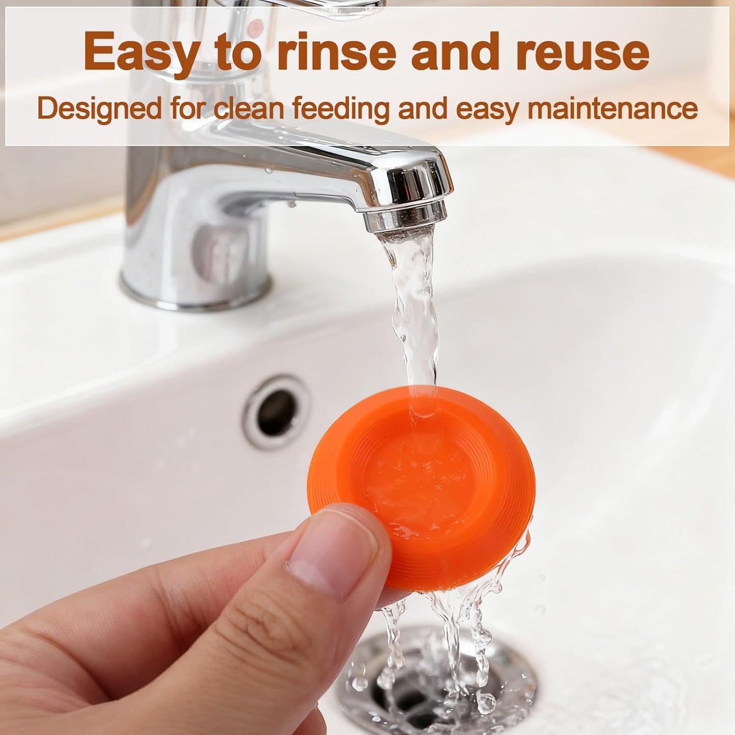 18pcs Reptile Food Dish Bowls, Plastic Colorful Reusable Small Reptile Food Dish Bowls Suitable for Lizard Gecko Frog Pet Tortoise Isopods (6 Colors)