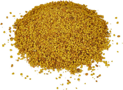 Pleasantly War Bee Pollen for Bearded Dragons and Amphibians, Natural Granules, Premium Grade, Digestive and Immune Support,8oz