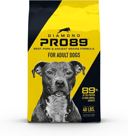 Beef, Pork and Ancient Grains Dry Dog Food Formula with High Protein, Probiotics, and Premium Ingredients