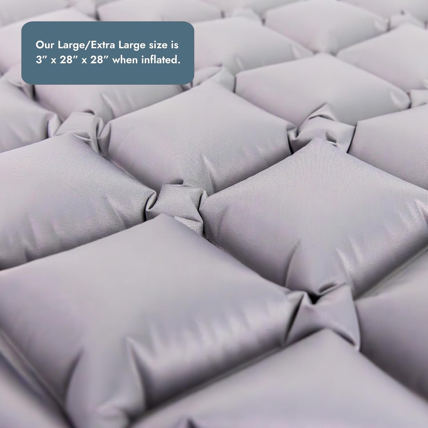 K9 Sport Sack Sleeper with Blue Slip Cover - Large/Extra Large (3” x 28” x 28”) - Inflatable Dog Bed with Carrying Case - Lightweight, Durable Design Ideal for Travel