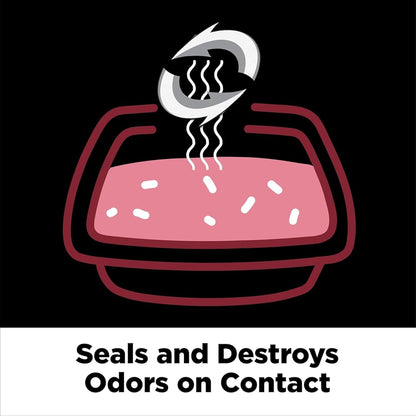 ARM & HAMMER Clump & Seal Platinum Cat Litter, Multi-Cat, 14-Day Odor Control, Rock-Hard Clumps, 18 lbs – Powerful Odor Eliminator with Baking Soda