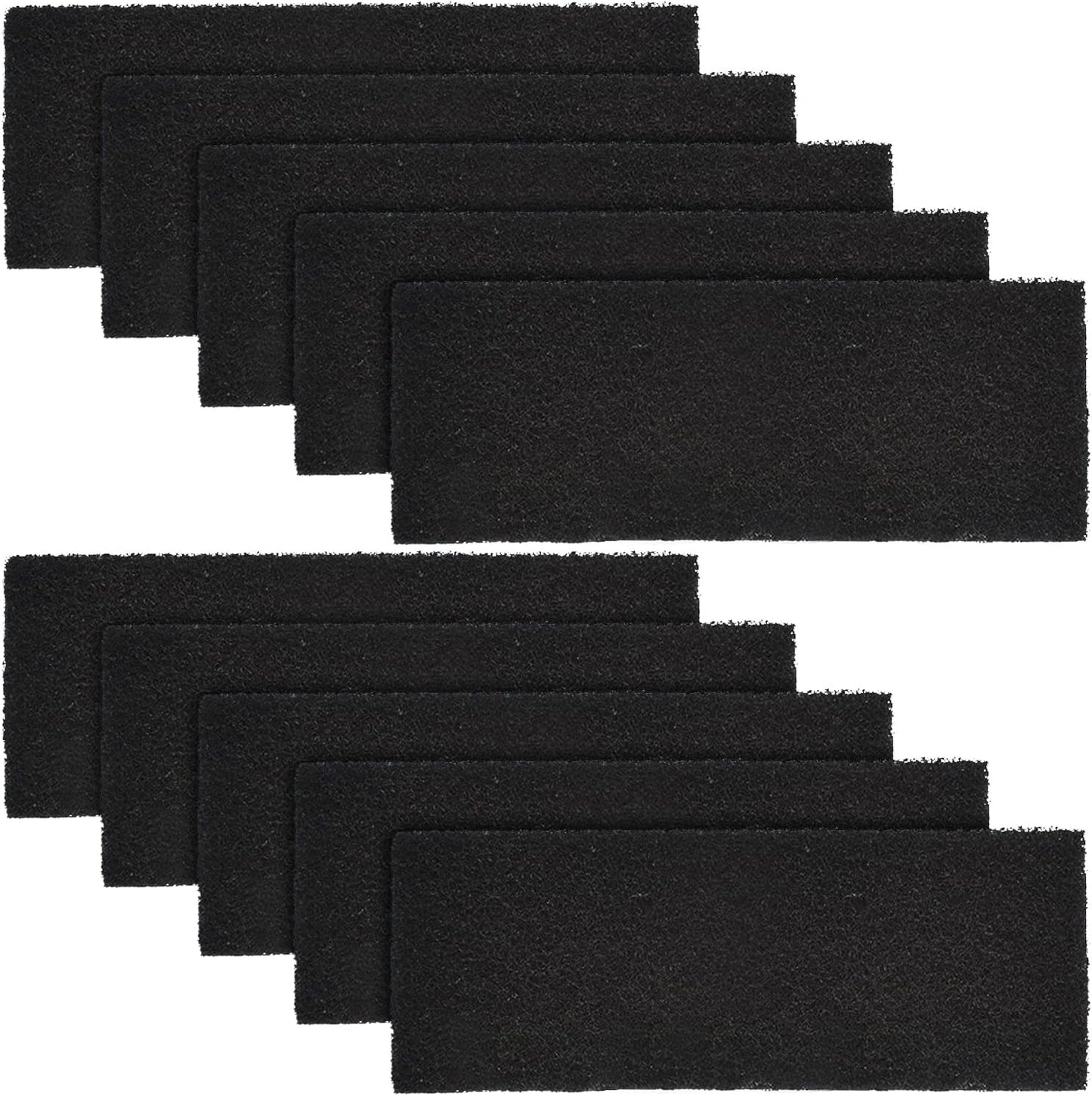 10 Pack Litter Box Carbon Filters Spare Activated Charcoal Filter for Nature's Miracle Cat Litter Box