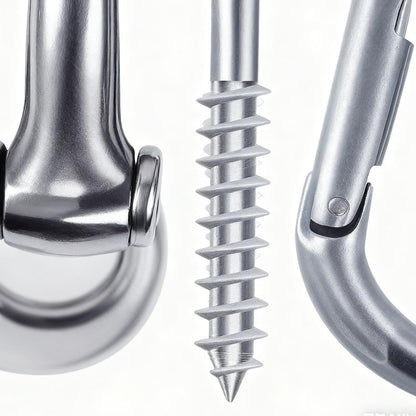 Horse tie Ring | Stainless Steel Heavy Duty Pull Back Release - Horse tack and Supplies | Indoor Outdoor Stall Stable for Horse Care