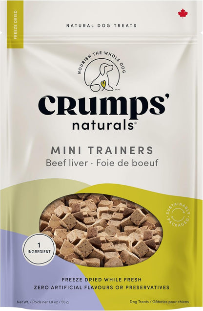 Freeze-Dried Beef Liver Mini Trainers 1.8 oz