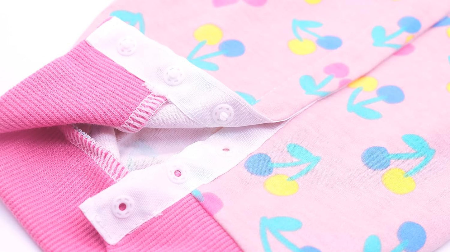 2 Packs Pet Dog Recovery Suit, Puppy After Surgery Onesie for Female Male Dogs, Dogs Cats, Dog Abdominal Wounds Bandages Cone E-Collar Alternative (XL,Pink)