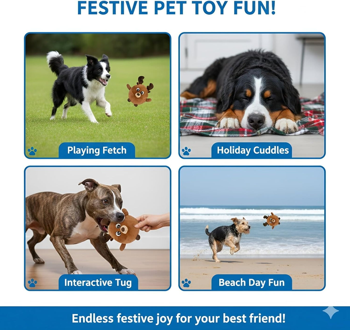 Interactive Dog Toy with Remote Control, 2025 Rechargeable Motion Activated Bouncing Pets Plush, Shaking Dog Toy with Recording & Music Modes, Washable Cover, Boredom Relief for Dogs & Cats (F)